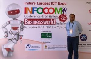 Himanshu Kapadia at Infocom awards